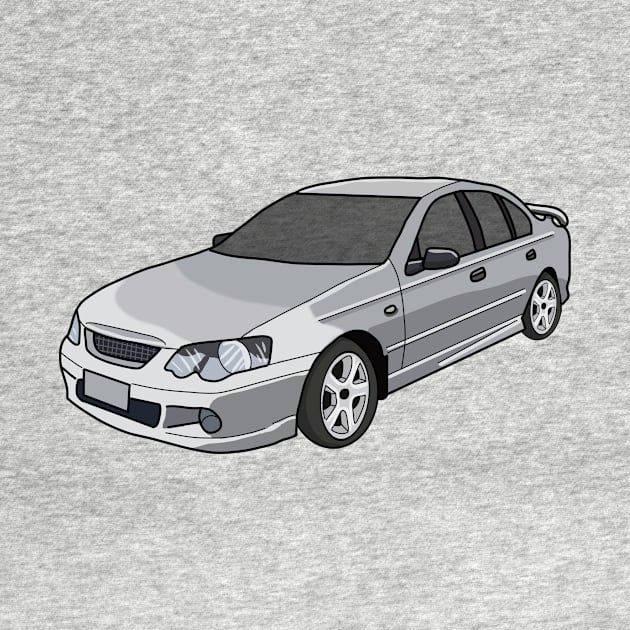 Ford Falcon ba xr6 car by Artbychb